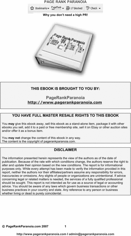 Product picture Improve Your Page Rank